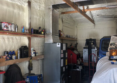 Duct work installed for new HVAC system